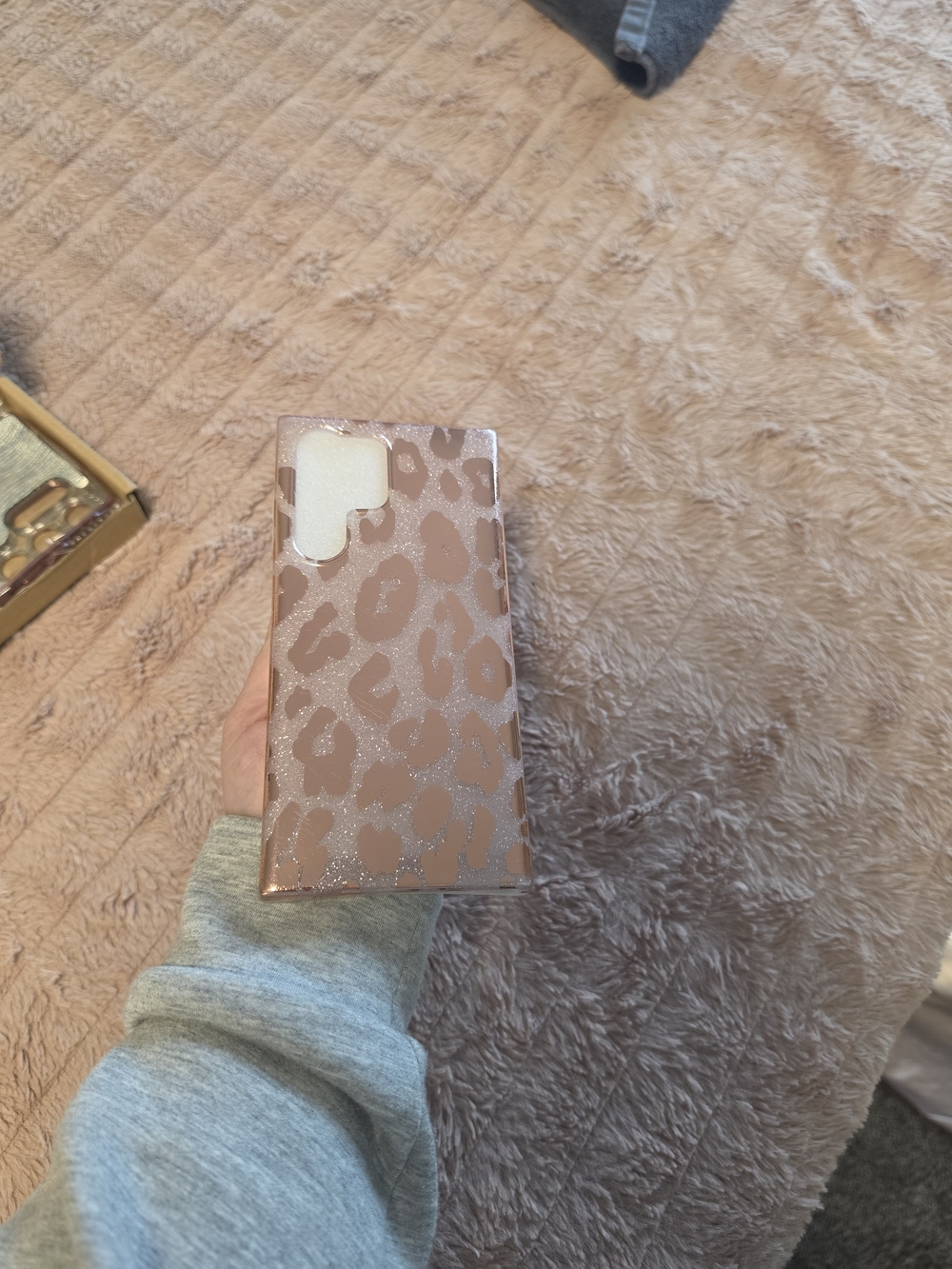 S24 Ultra - Stylish Pink Leopard Print Phone Case - Compatible Fit